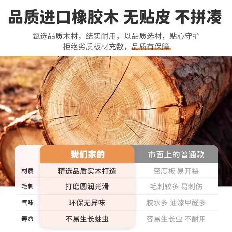 家原木风桌餐客厅用纯实木吃饭桌易方桌子四人位小简00000户型桌