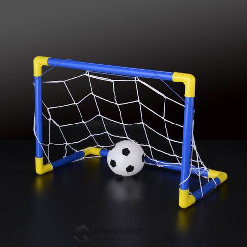 447mm Folding Mini Football Soccer Goal Post Net Set with Pu