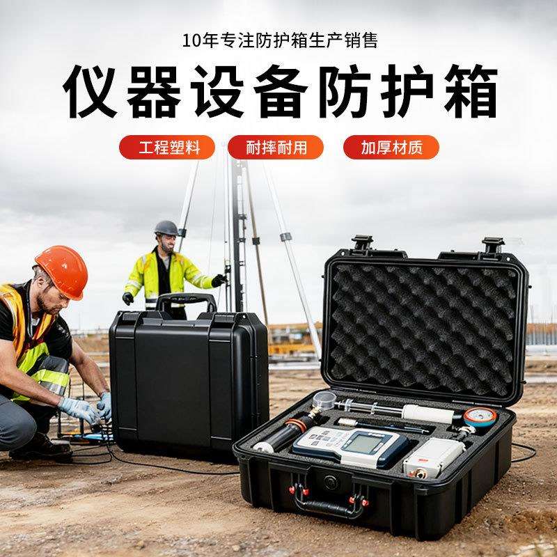 加厚耐磨手提防护箱户外工程勘测仪器设备收纳箱水平仪专用工具箱