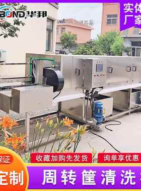 机全自动周转筐清洗 烧烤淋盘高压喷式清洗机 鸡蛋筐21063清子洗