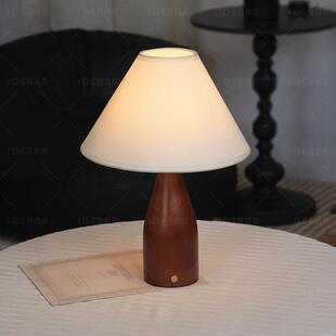 法式中古小台灯充电美式高级感复古主卧室桌面床头氛围小夜灯新款