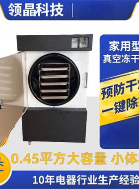 领晶科技真空冷冻干燥机糖果冻干果蔬小型家用冻干机厂家直销