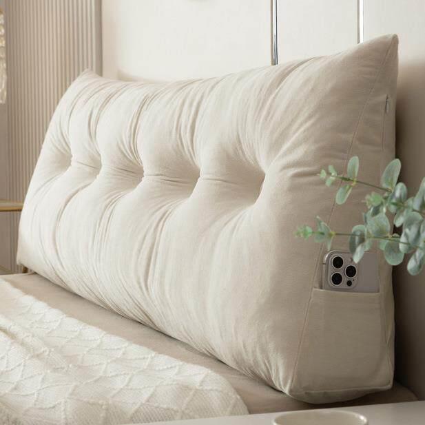 Sofa cushion waist triangle back cushion long strip pillow图片