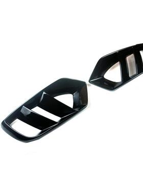 适用于奔驰W205C级C200C260C300行政版改装专用黑色雾灯框罩