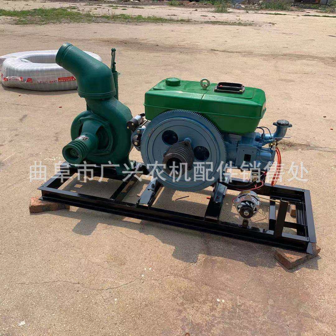 柴油机水泵机组水冷柴油单缸自吸泵灌溉防汛抽水机现货