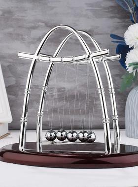 办公桌方形黑底撞球儿童装饰摆件