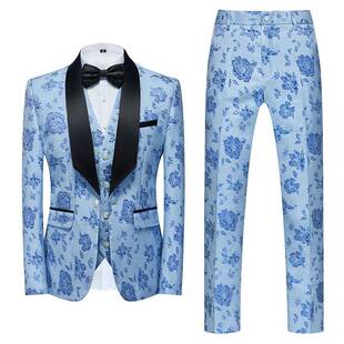 Tuxedo Suits for Men 3 Piece Regular Fit Men's Suit Set