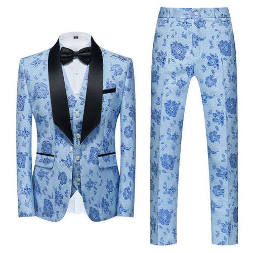 Tuxedo Suits for Men 3 Piece Regular Fit Men's Suit Set