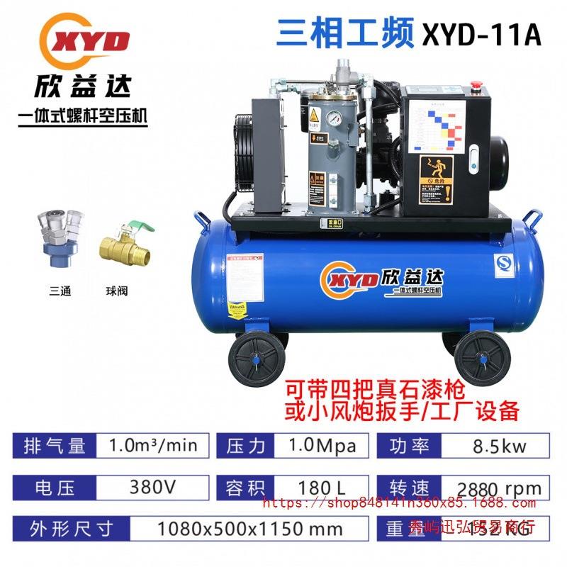 外墙喷漆一体螺杆用式空压机10249101电动小气泵风镐型喷真石漆专