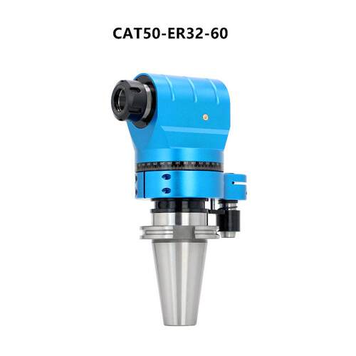 CAT40/CAT50角度头90度直角侧铣头精度转速抗震ER25/32横铣头