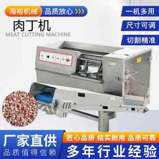 商用冻肉切丁机猪肉切条机304不锈钢羊肉切片设备自动牛腩切块机