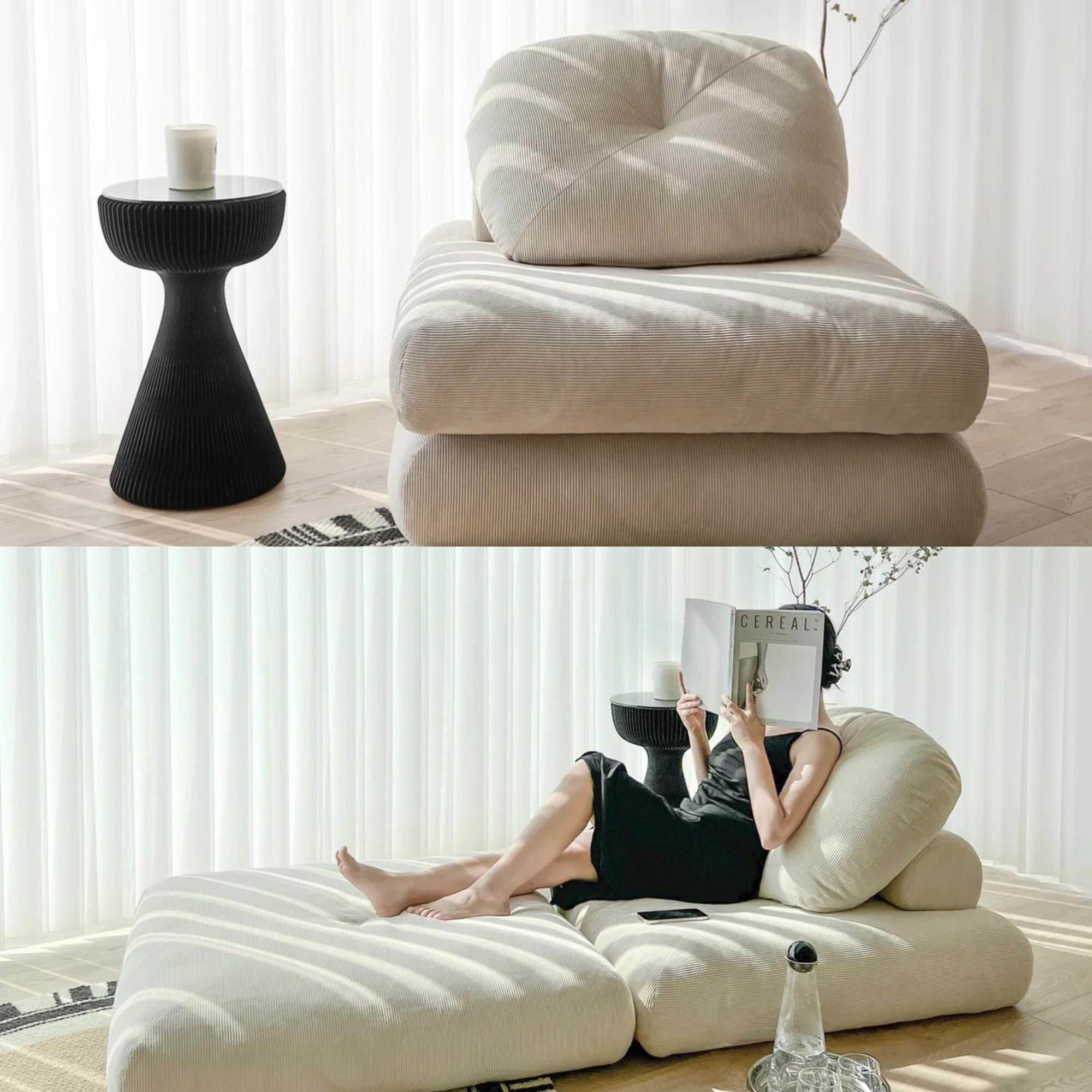 麻糬布艺沙发单模豆腐块人窝懒绵阳谈小公寓羊Party