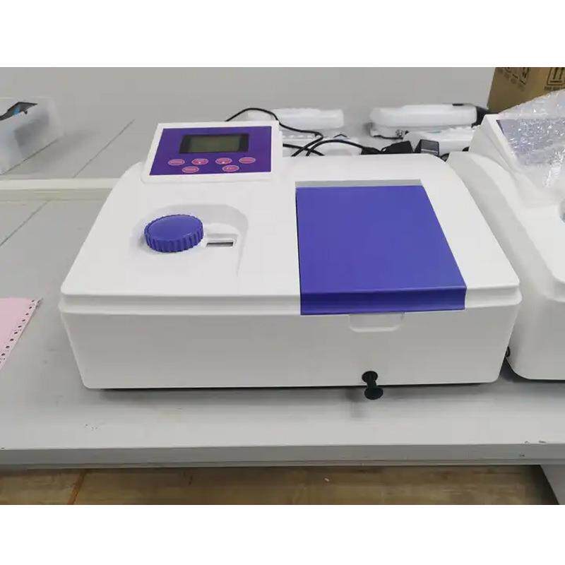 紫外可见分光光度计UV1200实验室台式单光束大屏扫描光谱分析仪器