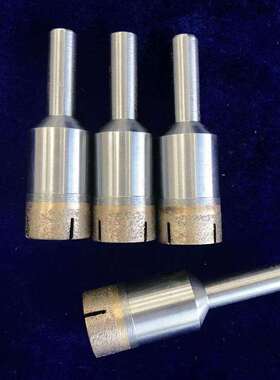 SDC磨头 青铜烧结带槽孔钻 金属套料钻 陶瓷石英打孔钻 内孔磨头