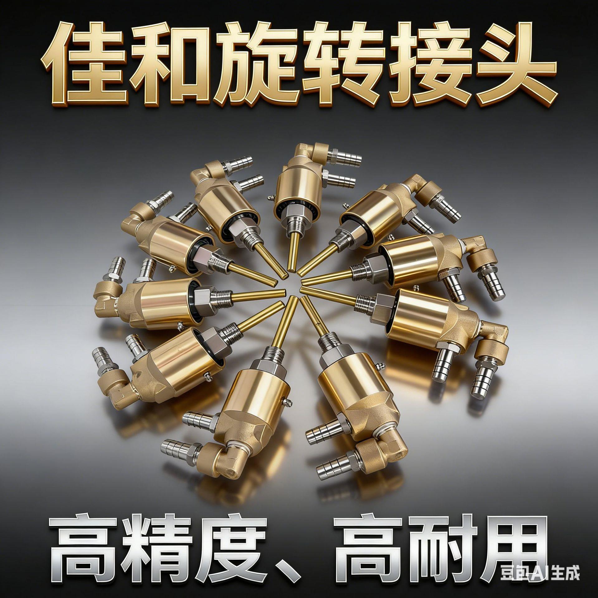 替杜博林旋转接头黄铜双通道旋转接头55/57系列杜布林旋转接头