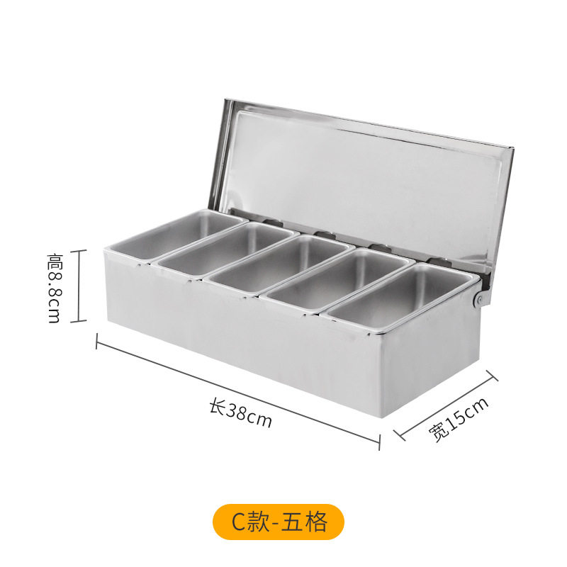 不锈钢留样酒店组合调料研磨器图片