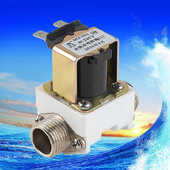 HS1鸿辉4分G1 2常闭开水器热水器水控淋浴器进出水电磁阀DC12V24V