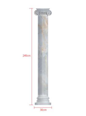 2024新款创意贴纸3d立体罗马柱墙贴自粘墙壁装饰客厅背景墙壁纸
