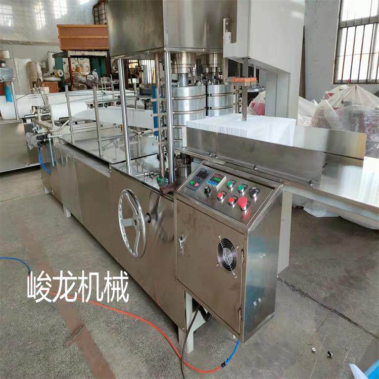 全自动无纺布卫生一次性毛巾设备无纺布高速折叠机做擦拭布机器