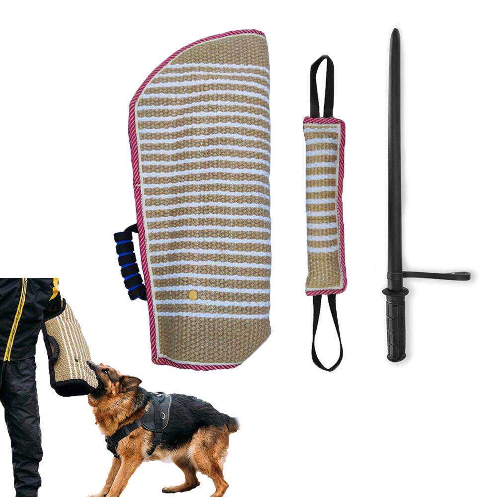 Te狗mu训犬扑咬袖击打棒训狗用品咬棒训犬咬靶套马犬德牧训狗袖