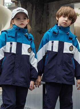 幼儿园园服秋冬款英伦学院风棒球服套装冬季小学生校服运动会班服