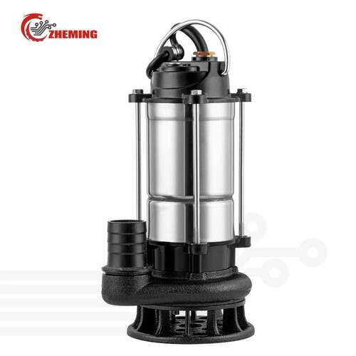 不锈钢污水泵220v70w550w750w1100w1500w2200w大流量潜水污水泵