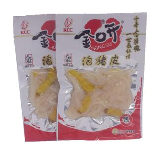 重庆风味金口开 金猪脆泡椒猪皮90g*10袋办公休闲 零食酸辣方便小