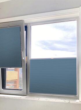 厨房卫生间蜂巢帘内打窗内倒窗帘窗开免孔防水百叶窗帘风厂家直供