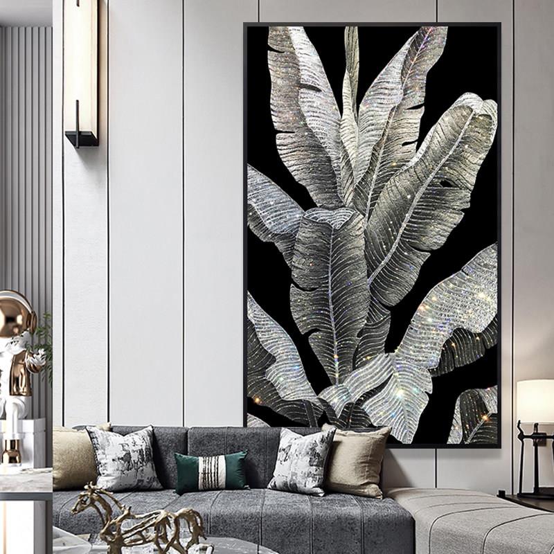 家大业大晶瓷镶钻画 画轻奢客厅装饰画 画走廊玄关沙发墙挂画 画