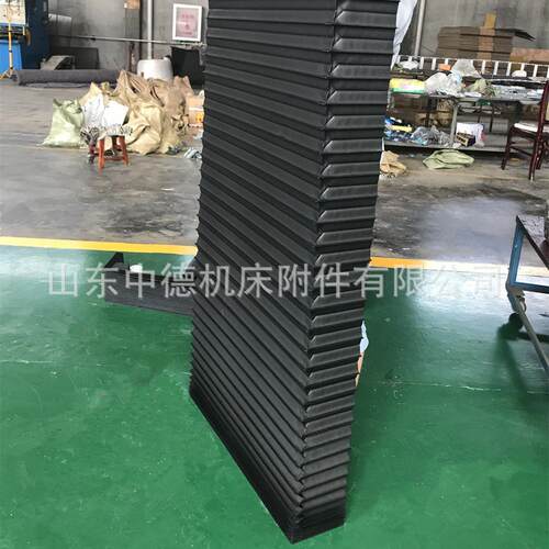 机床导轨丝杠防护罩 伸缩式升降机防尘罩 一字型多角形弹性皮腔