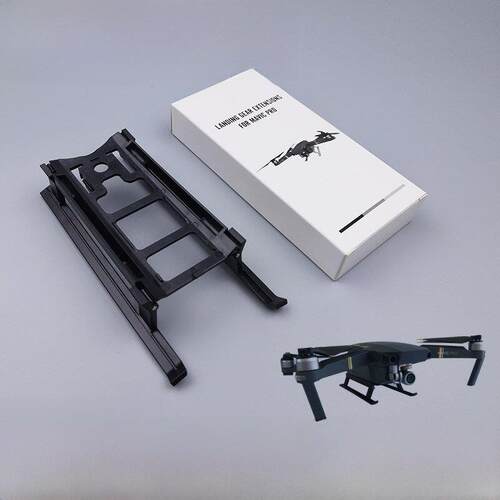 适用于大疆御mavic pro增高脚架起落架配件安全降落雪橇折叠支架