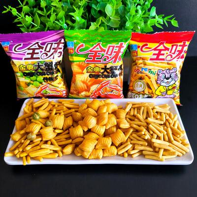 天津全味大蟹酥散装500g包邮称重爽爽蟹味咪虾条膨化零食小吃不贵