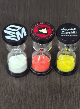 沙漏计儿童刷牙防摔0/分钟十分钟时间流沙瓶漏斗摆件塑料10