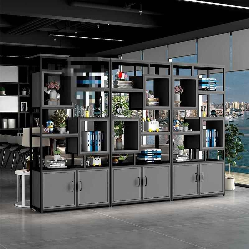 隔断置物架书架落地厅工业风客厅墙铁艺风办公无品牌/室柜餐装饰