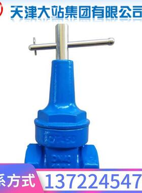 天津大站力字阀门Z15X-16Q铸铁软密封丝扣防盗锁闭闸阀DN15-DN50