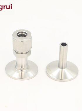 Kf真空卡圈连接器304不锈钢真空卡盘转盘卡圈Kf16-1/4 Kf25卡盘连