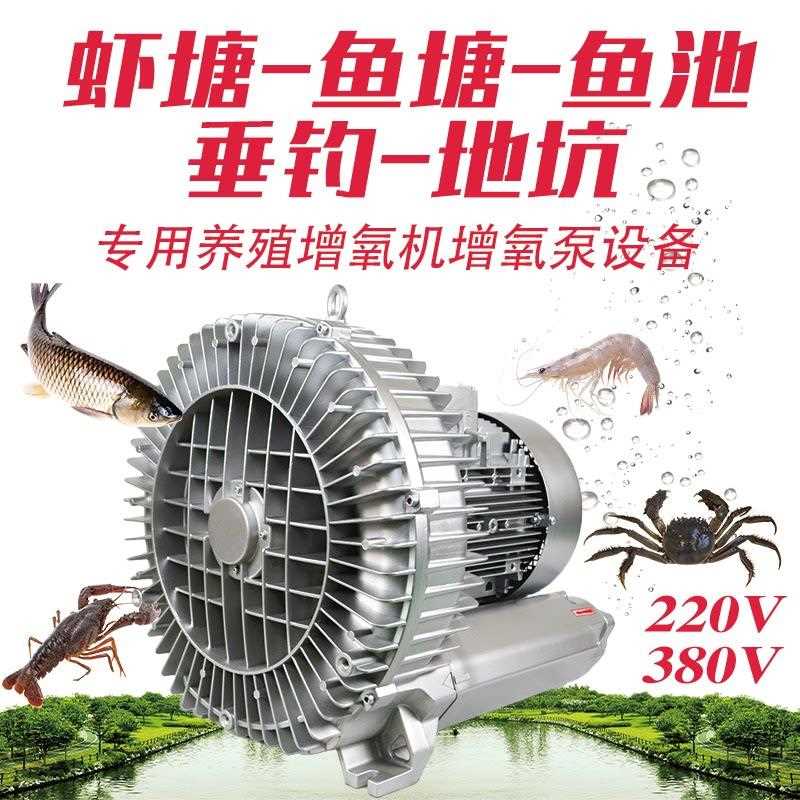 水产养殖鱼虾塘大功率鱼池打氧增氧气泵大型鱼塘增氧机专用设备