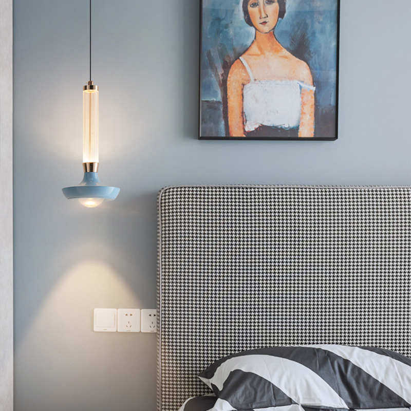 北欧简约卧室床头小吊灯个性楼梯餐厅玄关吧台高级感可升降吊灯,家装灯饰光源,客厅吊灯,淘宝优惠券,粉丝福利购,淘宝优惠卷