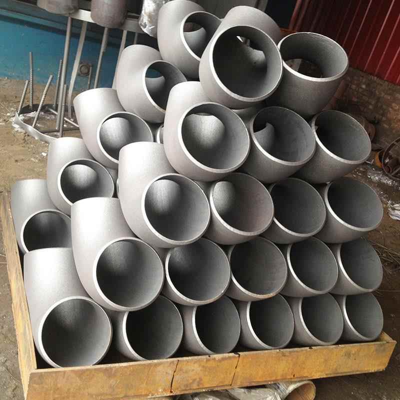 供应国标90度45度冲压不锈钢弯头316L不锈钢无缝弯头38*6