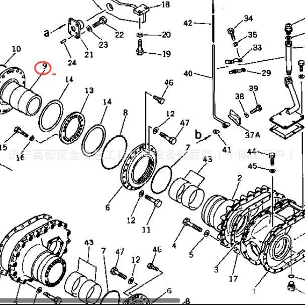 特惠供应松小GD505A-2平地机配件轮毂总成各型号238-60-16370温州