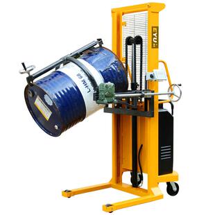 YL500D 1电动油桶秤称重倒桶器带计量卸料车电子称升高翻转倾倒车