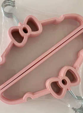 加厚个30衣架学生宿舍衣架结婚蝴蝶结阳台红色包耐用塑料邮jk心形