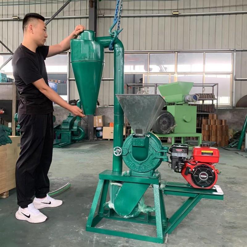 白糖糖粉颗粒水冷式粉碎机五谷杂粮磨粉辣椒胡椒不锈钢吸尘打粉机