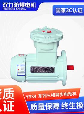 防Y二BX4级能效隔爆型三体相异步电动机767380V全铜粉尘气爆电机