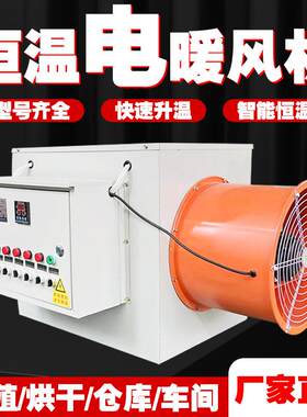 立式电暖风机快速升温静音制暖工业电暖风机燃油暖风机
