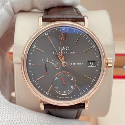 IWC万国表柏涛菲诺八日动储9.8新18K金手动机械45mm男表IW510104