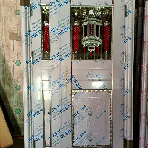 加厚304现货不锈钢子母门 进户门 入户大门 自建房别墅正门 防盗