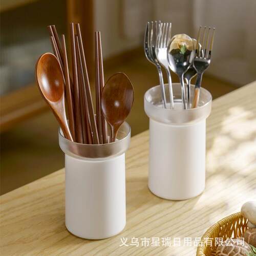 Dual-layer chopstick holder and cutlery drainer, perfect for