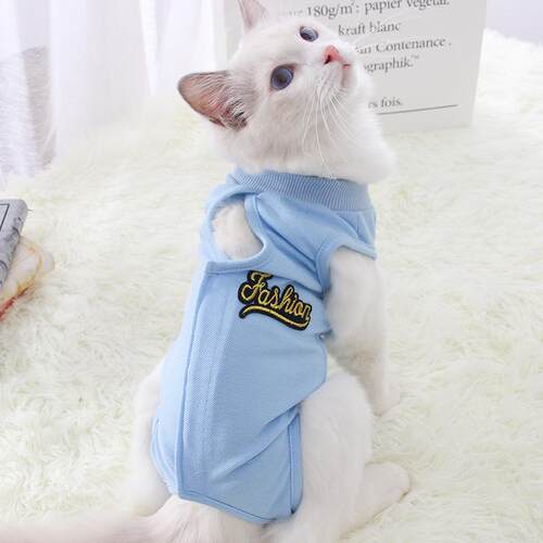 猫咪绝育服公猫术后防舔四脚包肚衣透气薄款母猫戒奶幼崽断奶专用