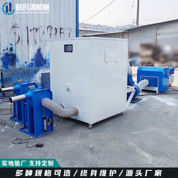 新型抱枕芯填充机冲双口HW-45-26p棉开松充棉机沙发靠枕背棉机厂p